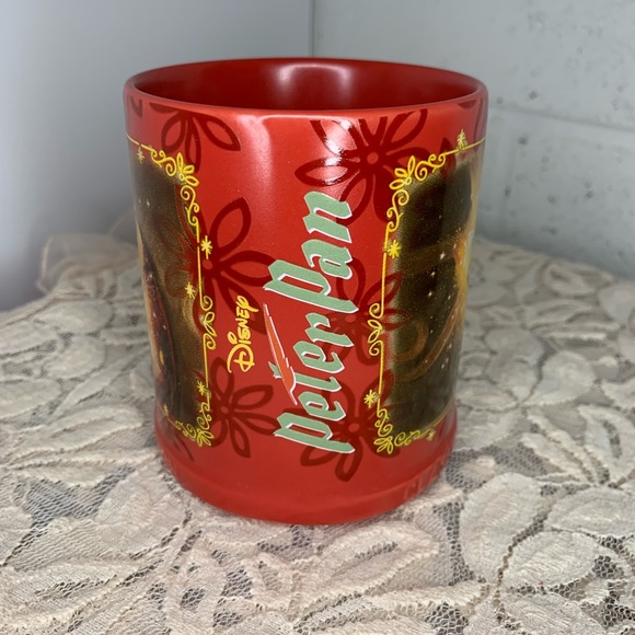 Disney Tinkerbell Red Ceramic Coffee Mug Cup - Picture 2 of 8